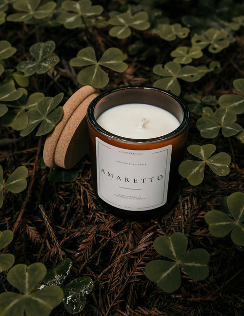 Amaretto Organic Soy Candle 12 oz