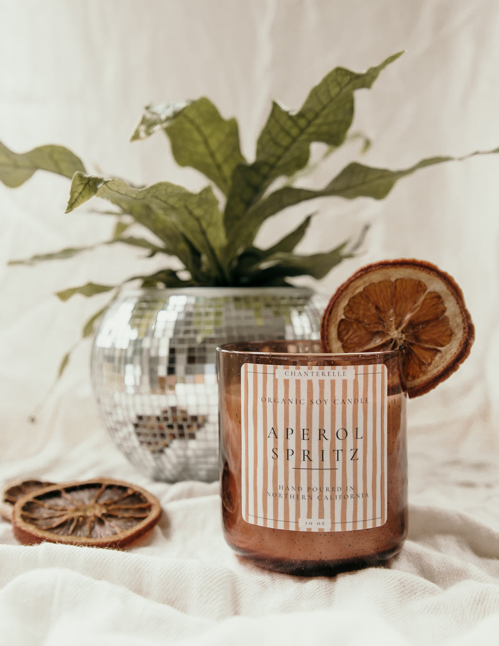 Aperol Spritz Organic Soy Candle 10 oz