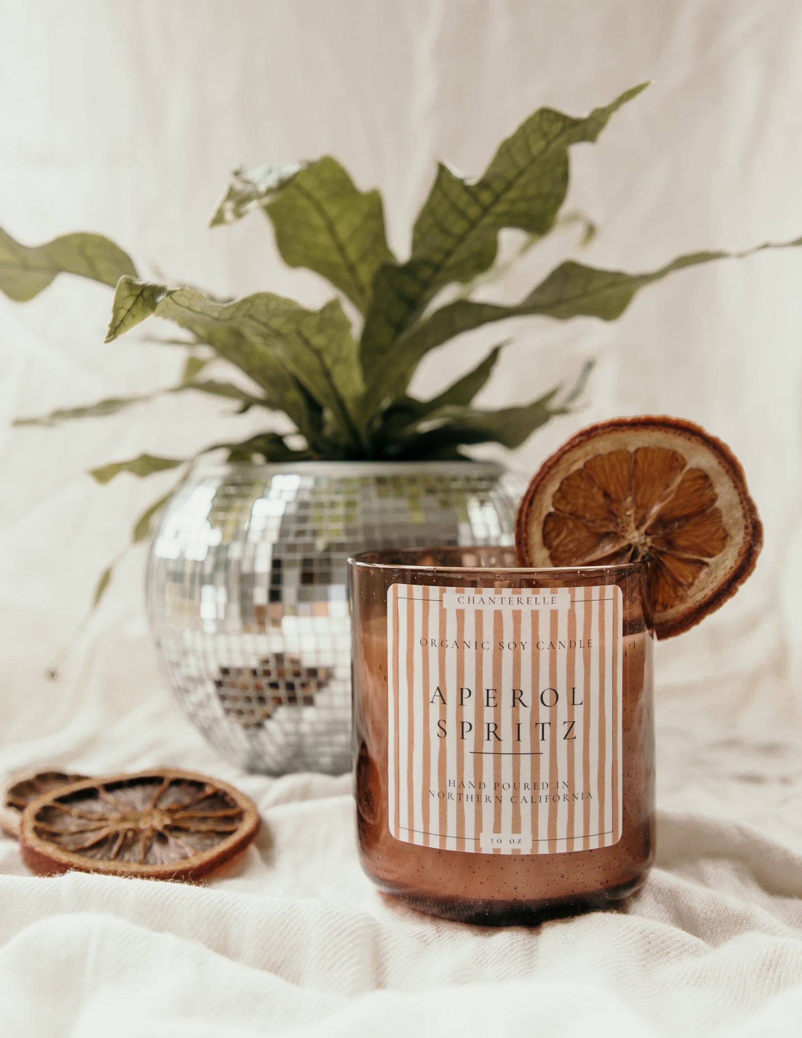 Aperol Spritz Organic Soy Candle 10 oz