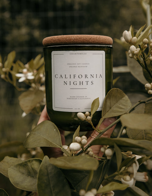 California Nights Organic Soy Candle 12 oz