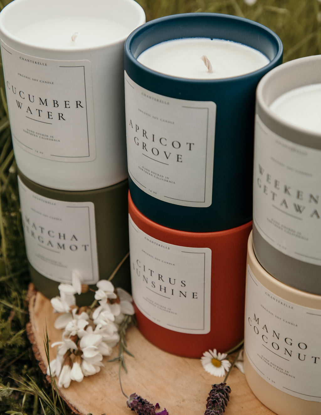 Citrus Sunshine Organic Soy Candle 14 oz