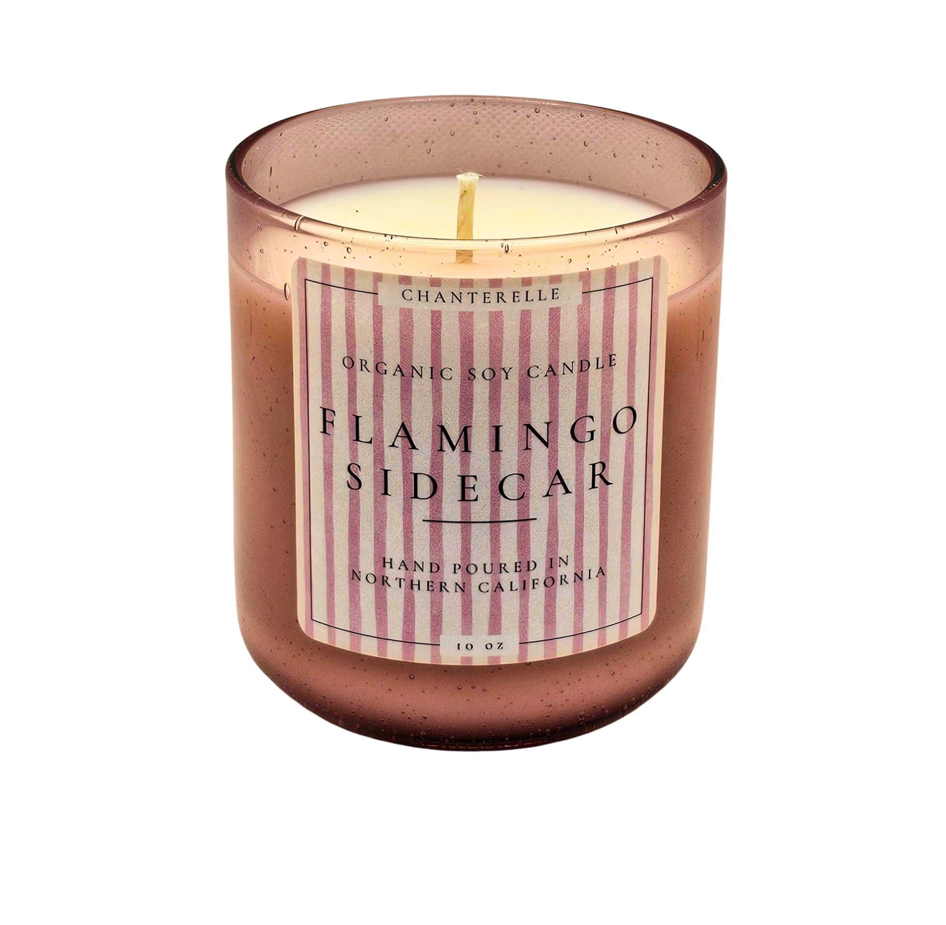 Flamingo Sidecar Organic Soy Candle 10 oz