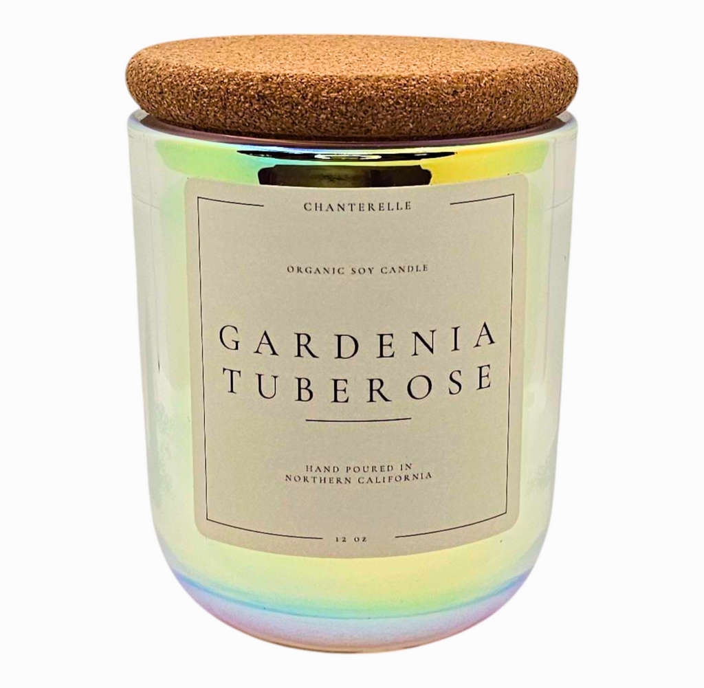 Gardenia Tuberose Organic Soy Candle 12 oz