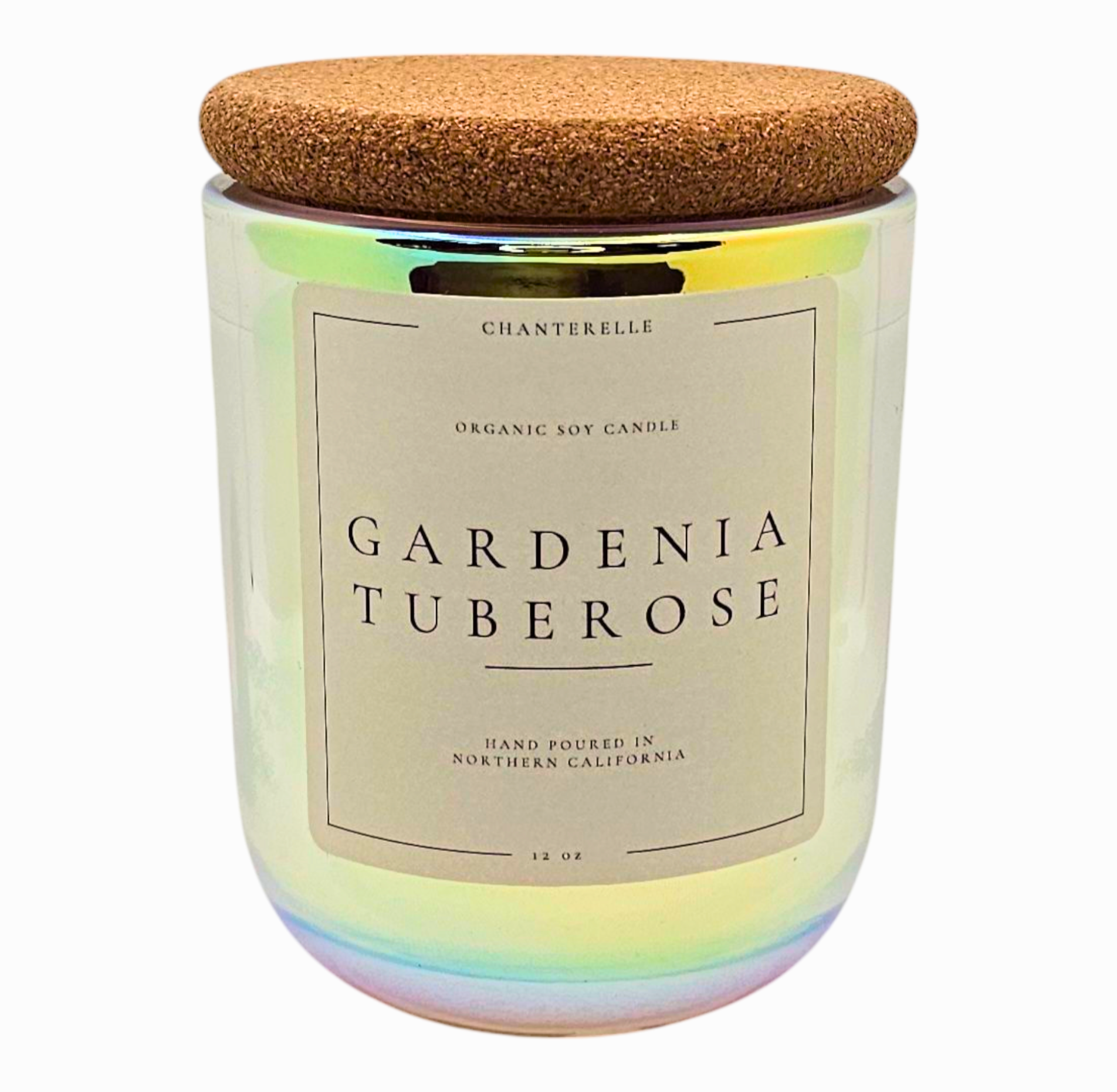 Gardenia Tuberose Organic Soy Candle 12 oz