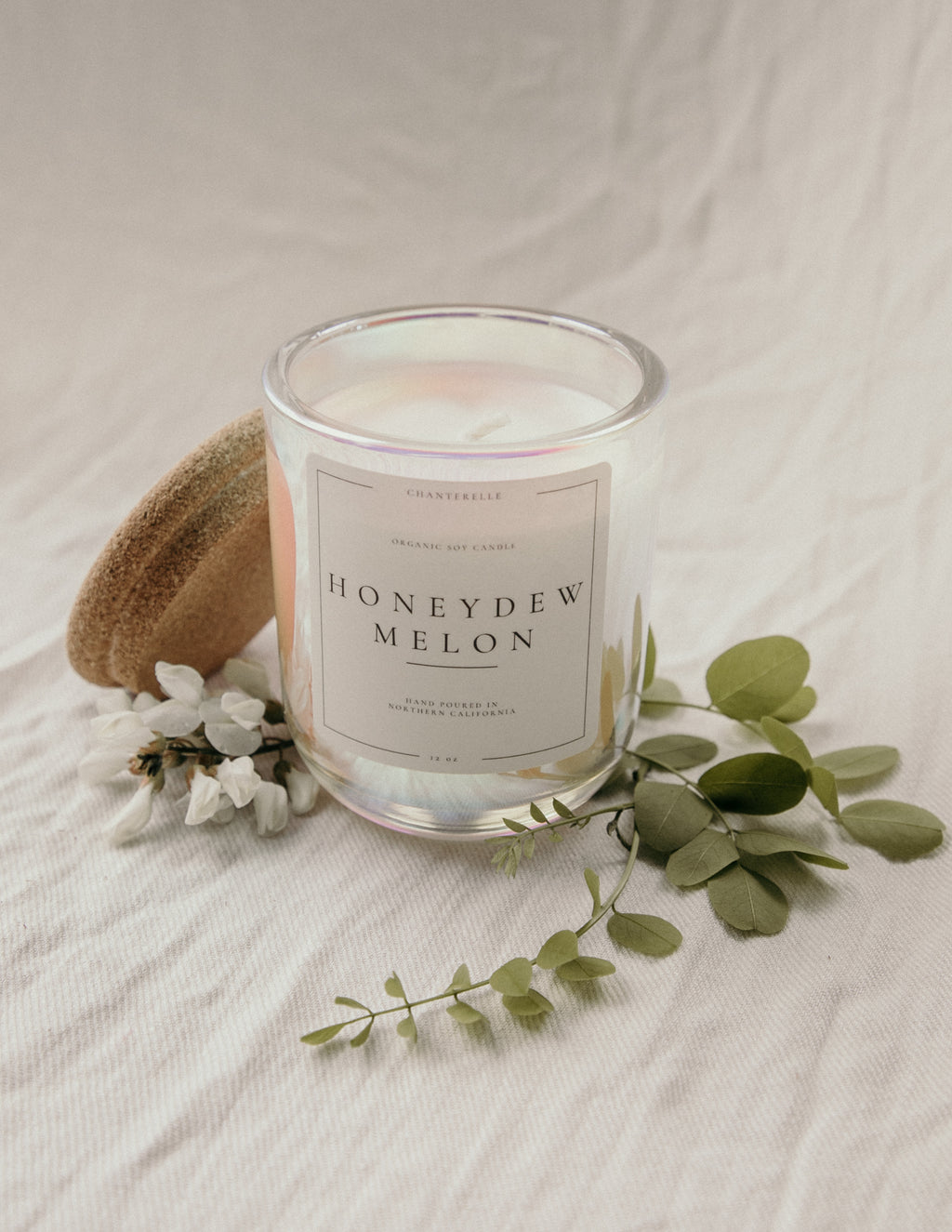 Honeydew Melon Organic Soy Candle 12 oz