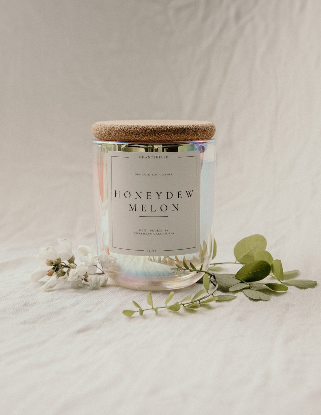 Honeydew Melon Organic Soy Candle 12 oz