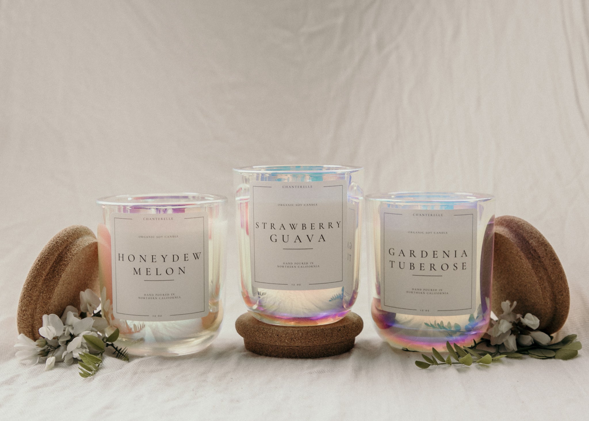 Gardenia Tuberose Organic Soy Candle 12 oz