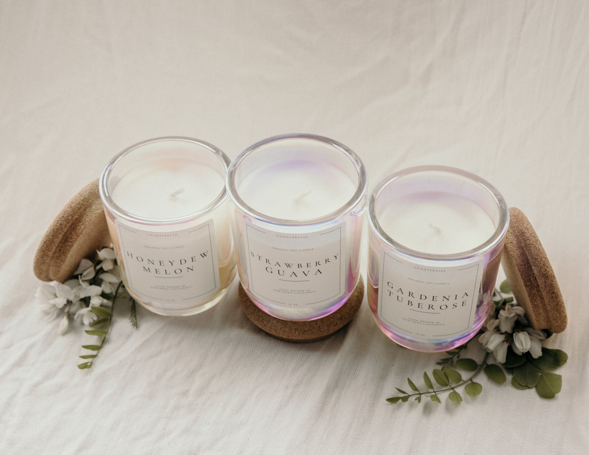 Gardenia Tuberose Organic Soy Candle 12 oz