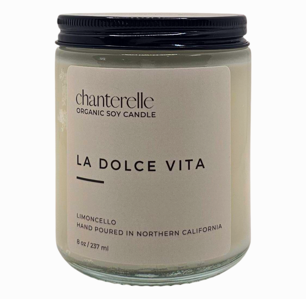 La Dolce Vita Organic Soy Candle 8 oz