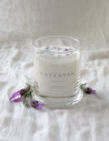 Lavender with Lavender and Amethyst Organic Soy Candle 10 oz