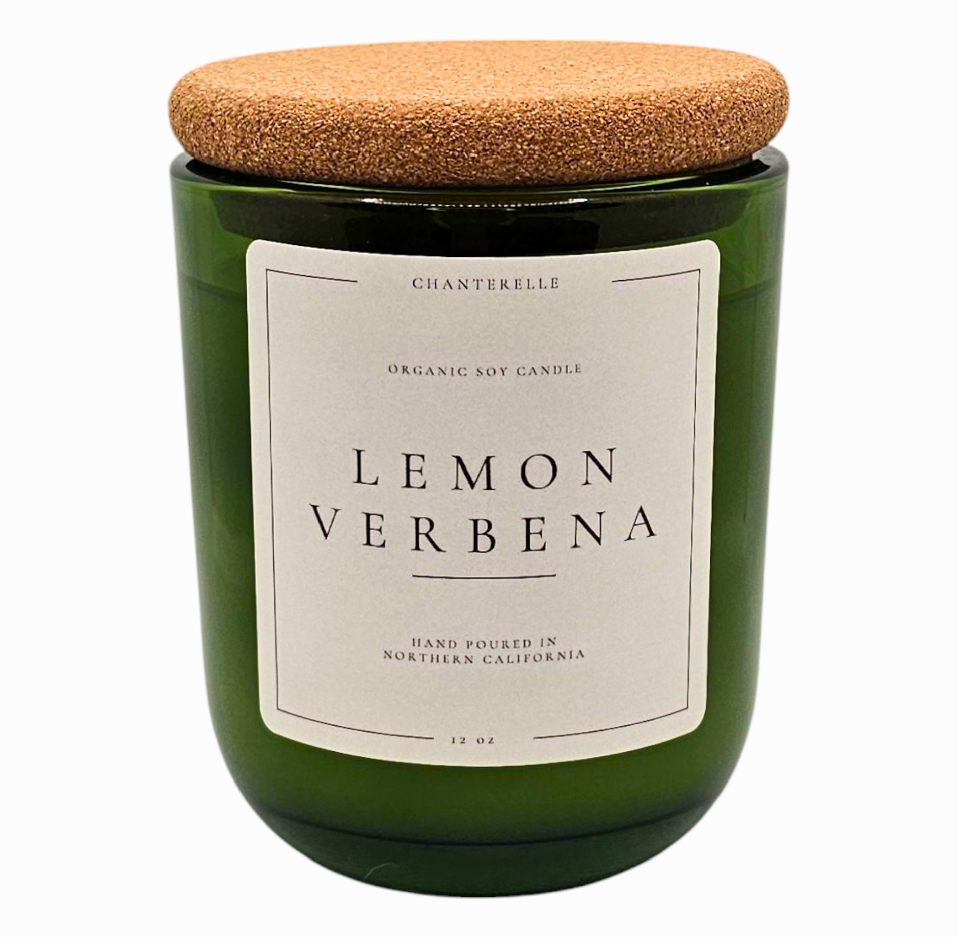 Lemon Verbena Organic Soy Candle 12 oz