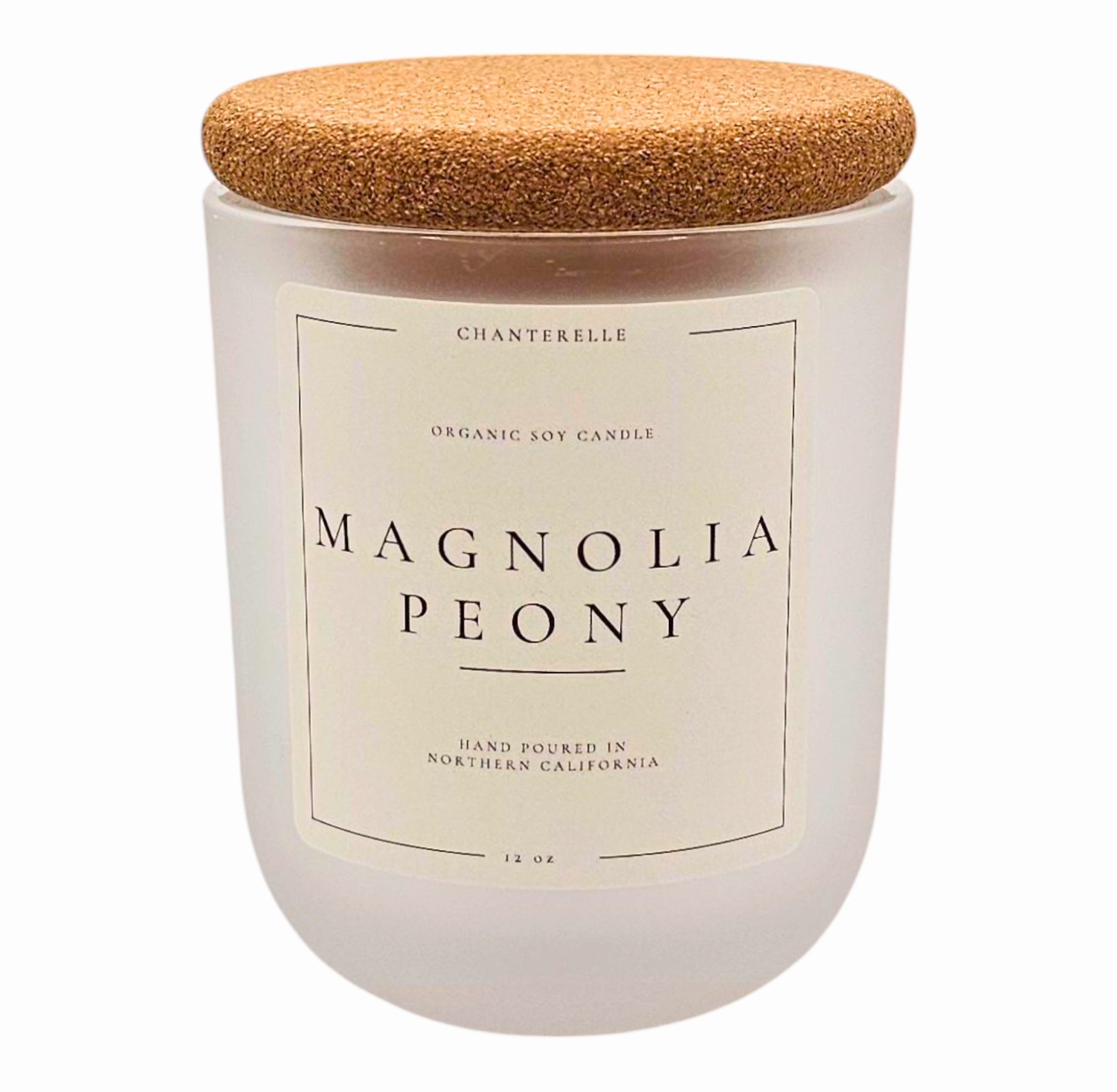 Magnolia & Peony Organic Soy Candle 12 oz