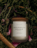 Magnolia & Peony Organic Soy Candle 12 oz