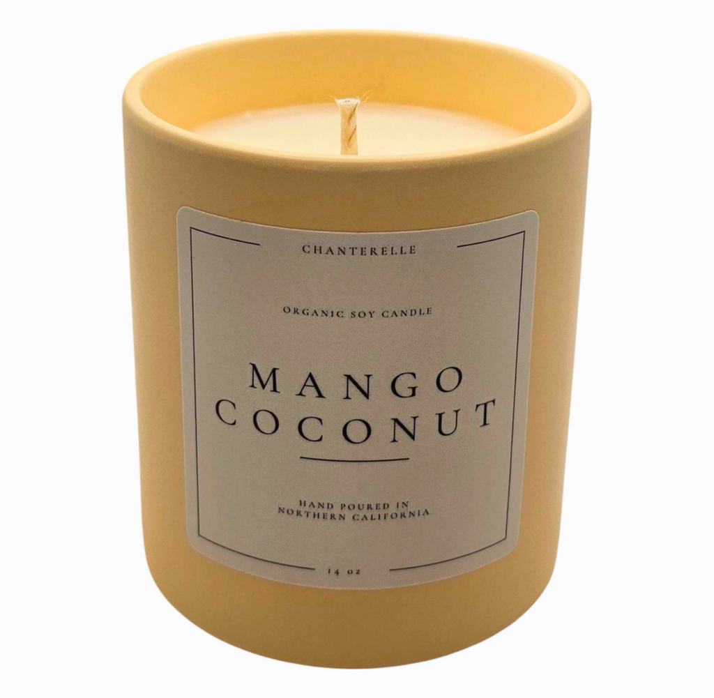 Mango Coconut Organic Soy Candle 14 oz