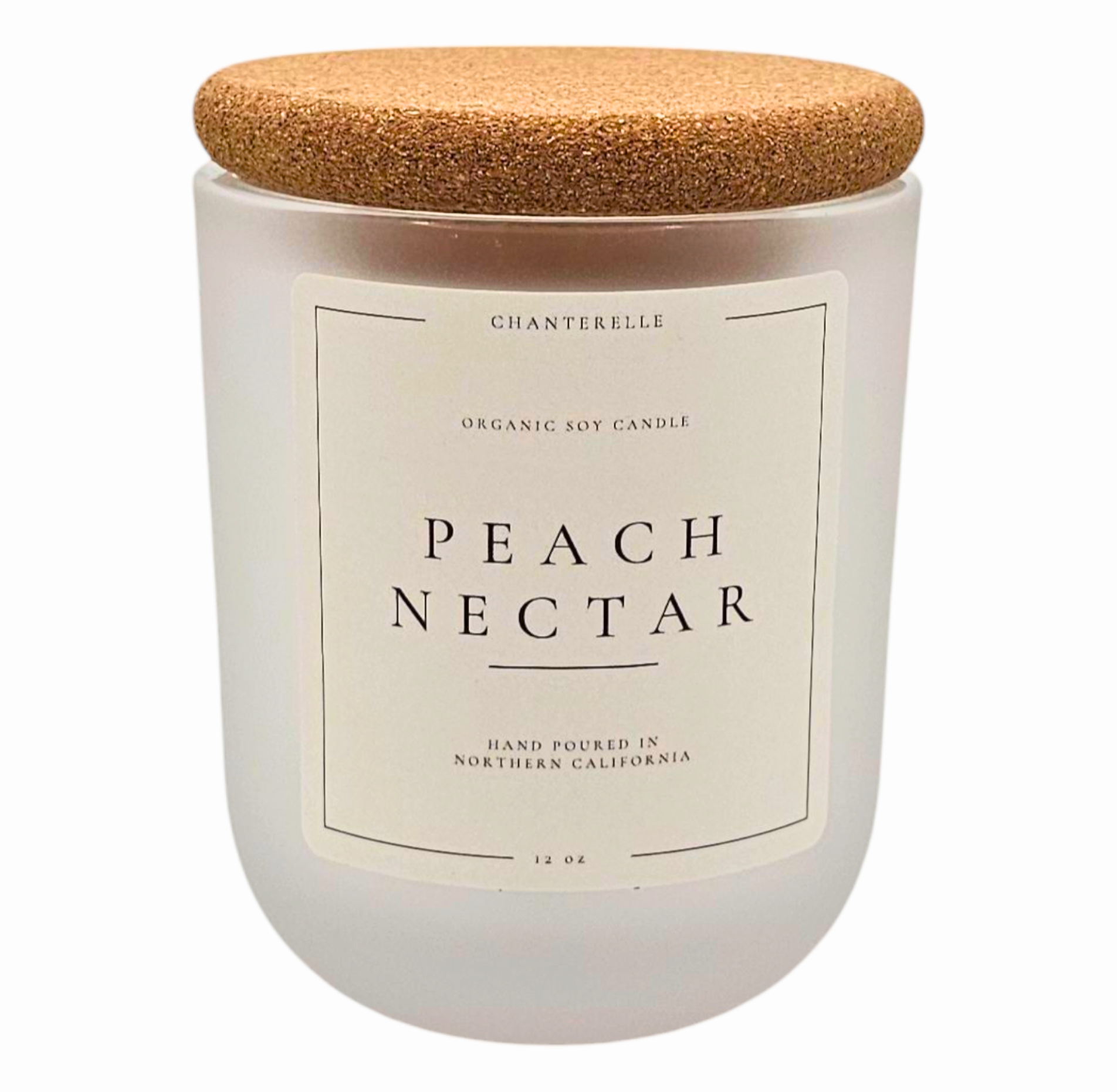 Peach Nectar Organic Soy Candle 12 oz
