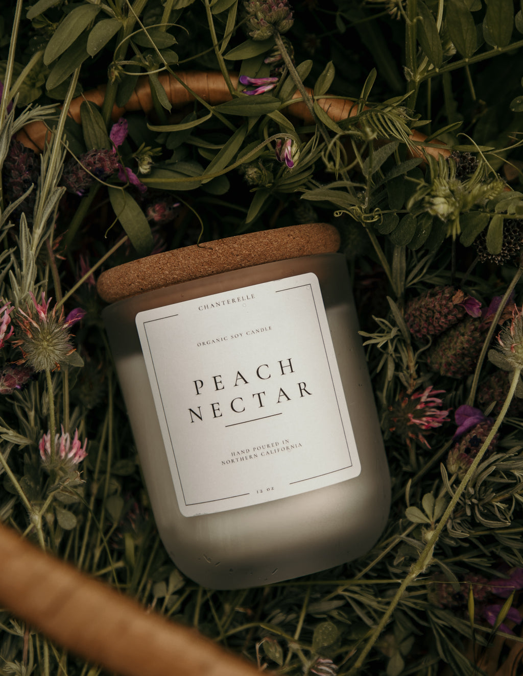 Peach Nectar Organic Soy Candle 12 oz
