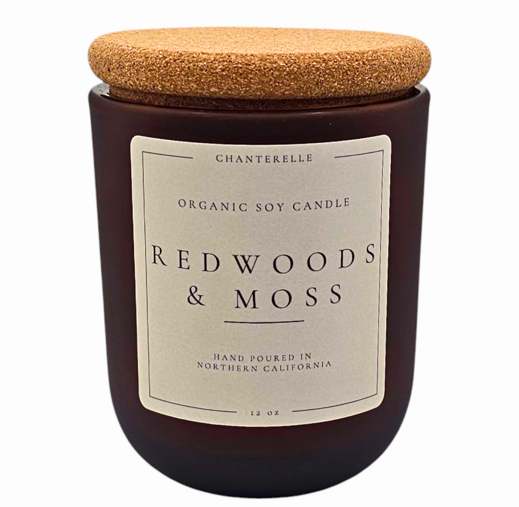 Redwoods and Moss Organic Soy Candle 12 oz