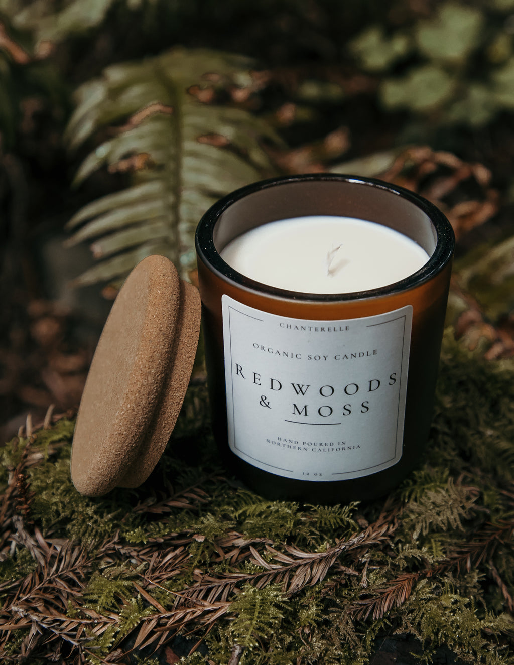 Redwoods and Moss Organic Soy Candle 12 oz