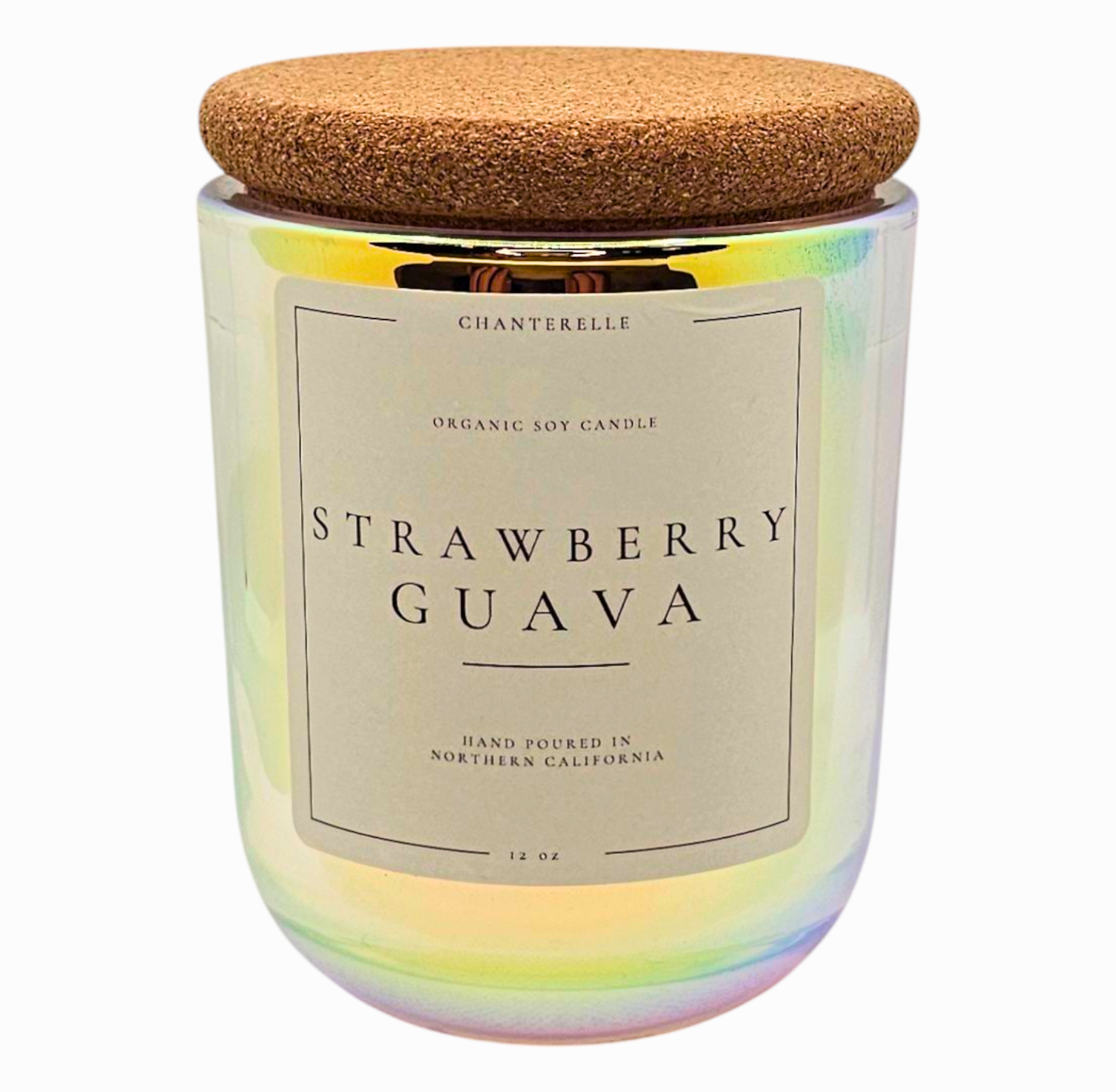 Strawberry Guava Organic Soy Candle 12 oz