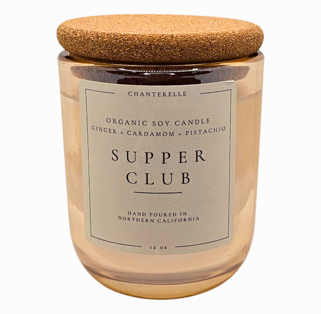 Supper Club Organic Soy Candle 12 oz