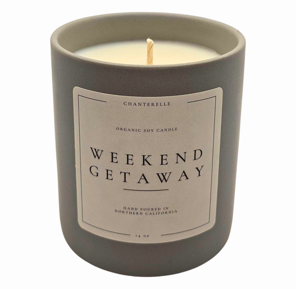 Weekend Getaway Organic Soy Candle 14 oz